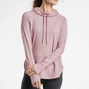 Athleta pink hoodie sweatshirt